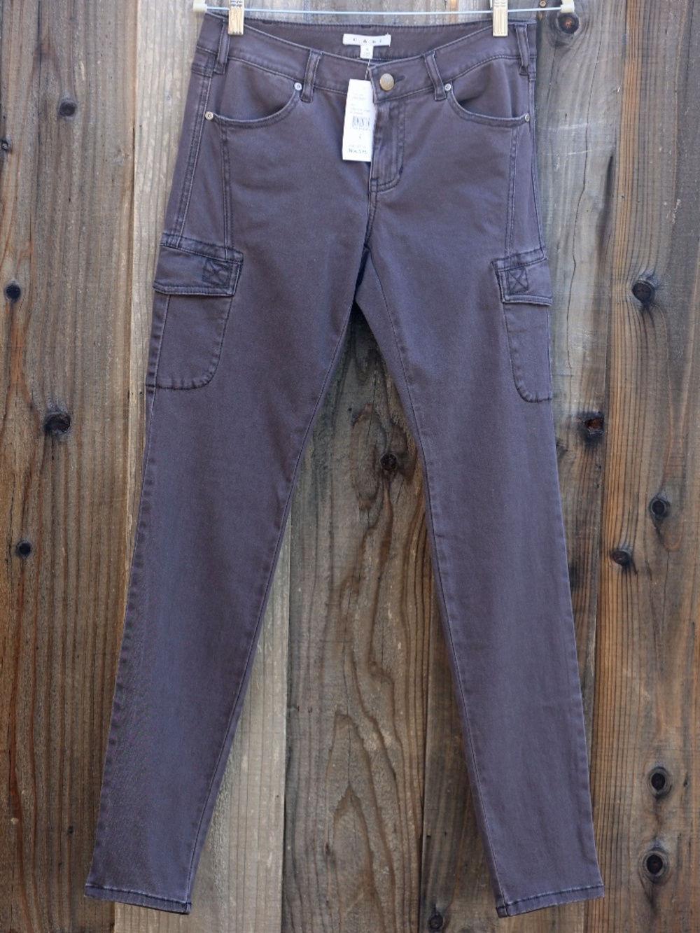 CAbi Cargo Pant/Jean Bittersweet Size 4 Dark Brown